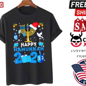 Happy Hanukkah 2021 Quarantine Shirt