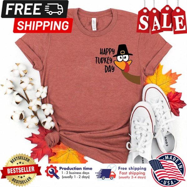 Happy turkey day Pocket thanksgiving shirt