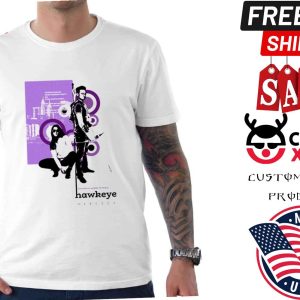 Hawkeye Inspired Clint Barton Kate Bishop Lucky The Pizza Dog Shirt