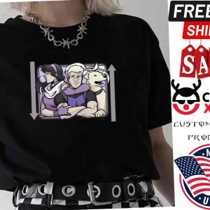 Hawkeye Kate Bishop And Lucky Purple Shirt