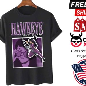 Hawkeye Kate Bishop Vintage Style Purple Shirt