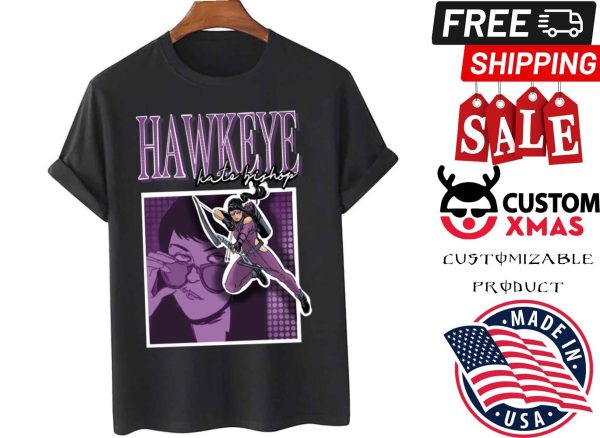 Hawkeye Kate Bishop Vintage Style Purple Shirt