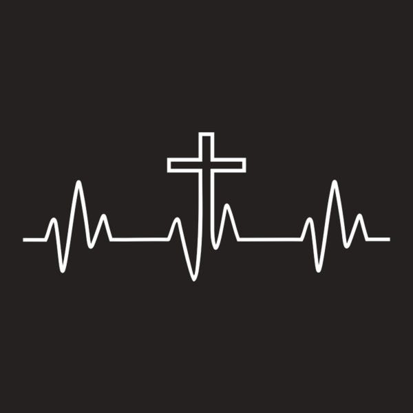 Heartbeat Cross – T-shirt