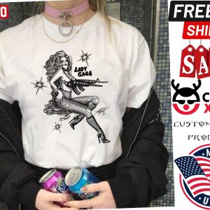 Heavy Metal Heart Lady Gaga Draw Shirt