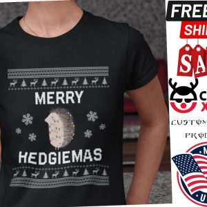 Hedgehog Christmas Merry Hedgiemas Shirt