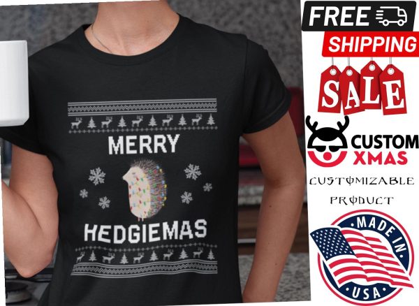 Hedgehog Christmas Merry Hedgiemas Shirt