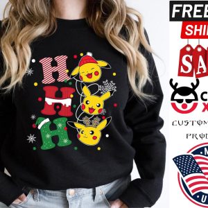 Ho Ho Ho Pokemon Christmas Shirt