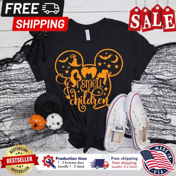 Hocus Pocus mickey I smell children halloween shirt