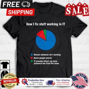 How I fix stuff working in IT shirt 5