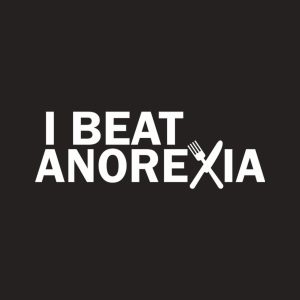 I beat anorexia T shirt 2