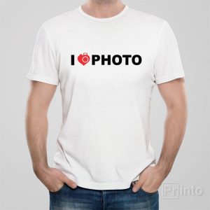 I love photo T shirt 1