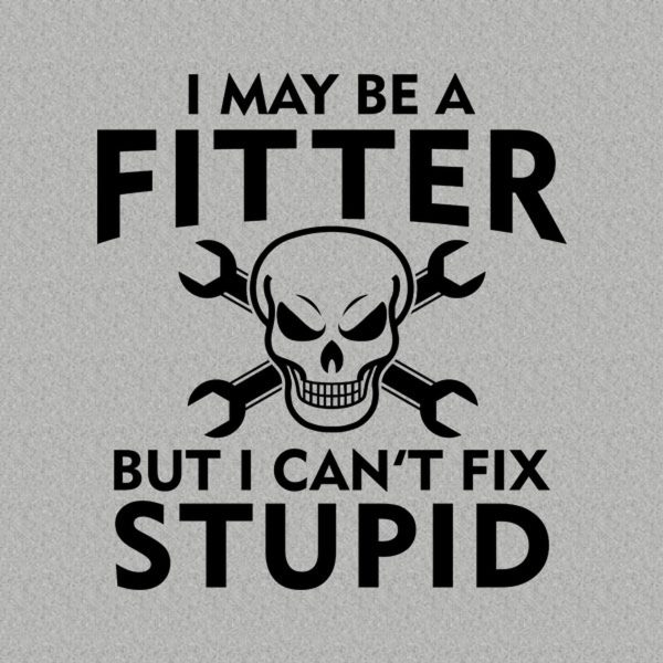 I may be a fitter but I can’t fix stupid – T-shirt