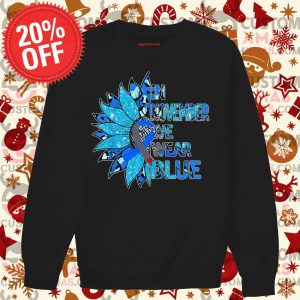 In November we wear blue Diabetes Awareness Truck Shirt Diabetes Awareness Gift Shirt Ribbon Type 1 Diabetes Blue shirt 4