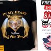 In my heart you remain I miss you memorial heaven custom Image Christmas T-shirt