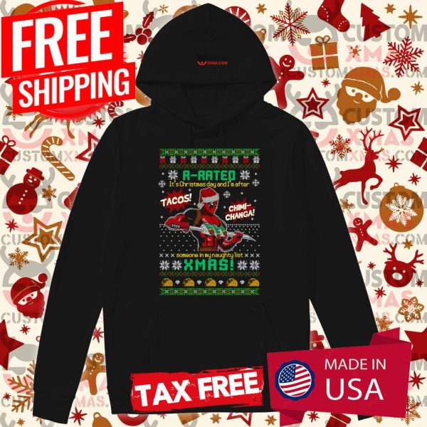 It’s Christmas And I’m After Tacos Christmas Deadpool Shirt