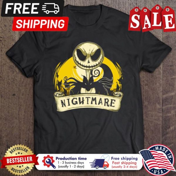 Jack Skellington nightmare halloween christmas shirt