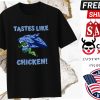 Jaguars Eating Snake Tastes Like Chicken Design On Back Shirt