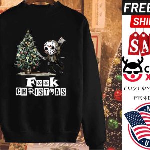 Jason Voorhees Fuck Christmas Ugly Merry Christmas shirt