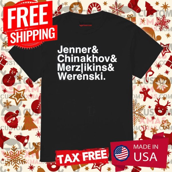 Jenner Chinakhov Merzlikins Werenski Shirt Bluejackets Shirt