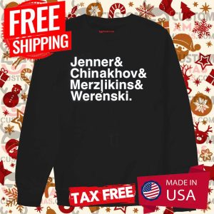 Jenner Chinakhov Merzlikins Werenski Shirt Bluejackets Shirt 3