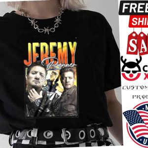 Jeremy Renner Vintage Shirt B Aesthetic Retro Hawkeye Shirt