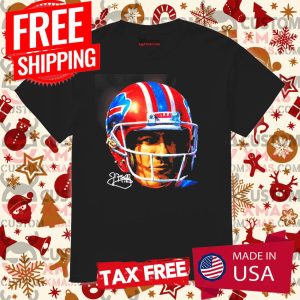 Jim Kelly Big Face Buffalo Bills Legend Football Player Shirt 1