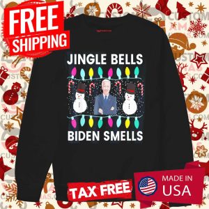 Jingle Bells Biden Smells Ugly Christmas Anti Biden Shirt 3