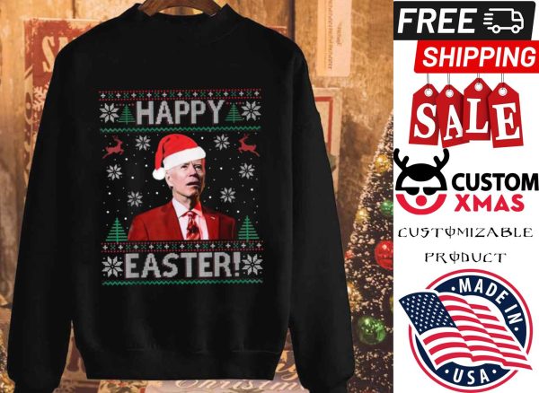 Joe Biden Christmas Happy Easter Ugly Xmas shirt