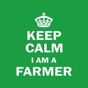 Keep calm I am a farmer T shirt 2