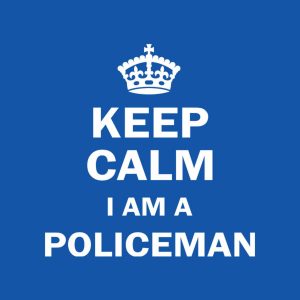 Keep calm I am a policeman - T-shirt 1 Keep calm I am a policeman T shirt 2