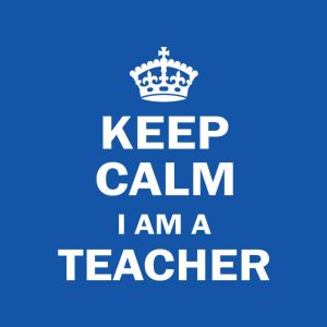 Keep calm I am a teacher T shirt 2