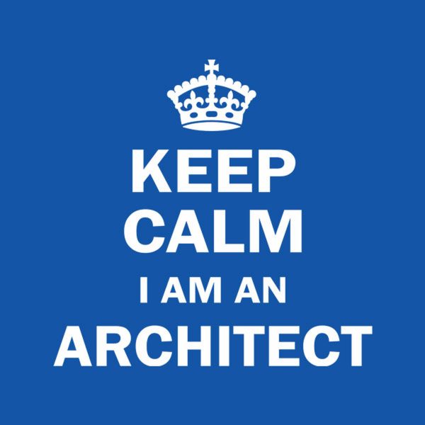 Keep calm I am an architect – T-shirt