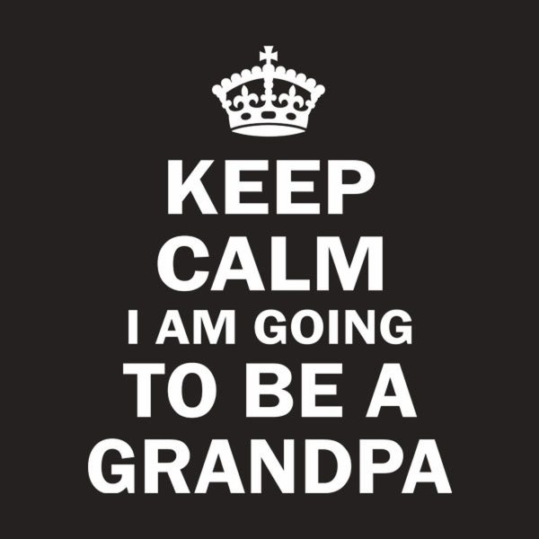 Keep calm I am going to be a grandpa – T-shirt