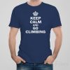 Keep calm and go climbing – T-shirt