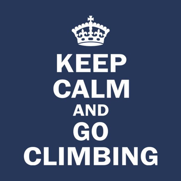 Keep calm and go climbing – T-shirt