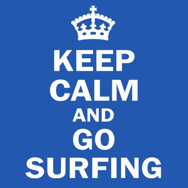 Keep calm and go surfing – T-shirt