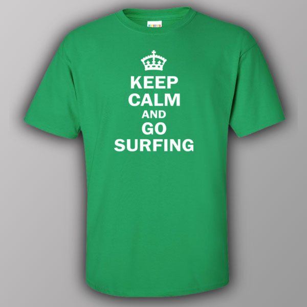 Keep calm and go surfing – T-shirt