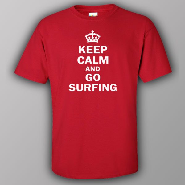 Keep calm and go surfing – T-shirt