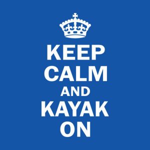 Keep calm and kayak on T shirt 2