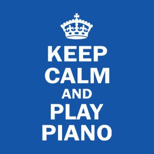 Keep calm and play piano - T-shirt 1 Keep calm and play piano T shirt 2
