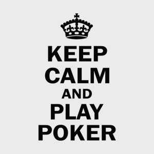 Keep calm and play poker T shirt 2