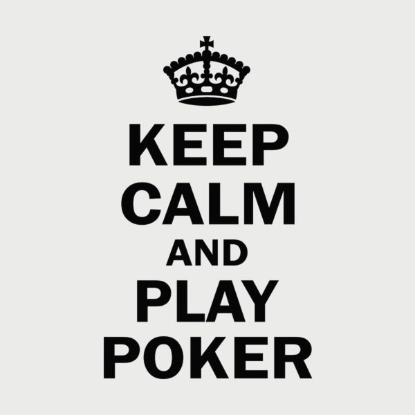 Keep calm and play poker – T-shirt