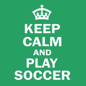 Keep calm and play soccer T shirt 5