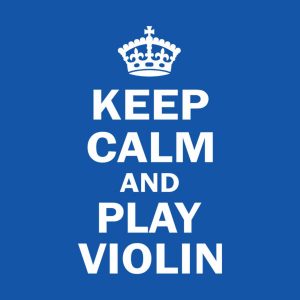 Keep calm and play violin T shirt 2