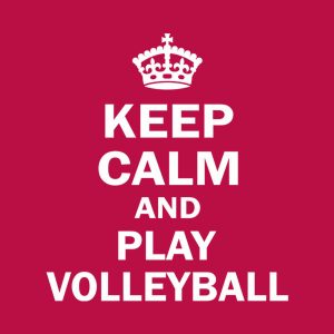 Keep calm and play volleyball T shirt 2