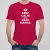 Keep calm and read manga – T-shirt