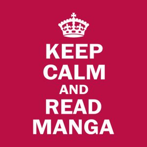 Keep calm and read manga T shirt 2
