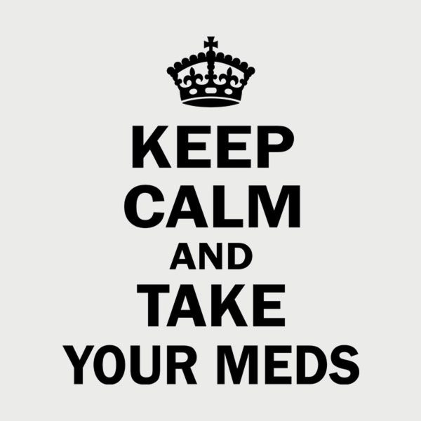 Keep calm and take your meds – T-shirt