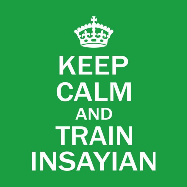 Keep calm and train insayan – T-shirt