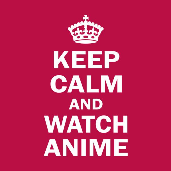 Keep calm and watch anime – T-shirt